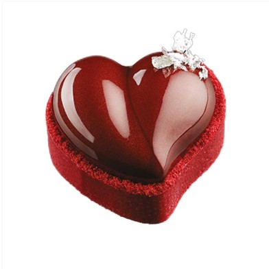 Heart Silicone Monoportion Mold for salty and sweet creations