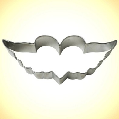 Heart with Wings Cookie Cutter 4.75 (12cm)