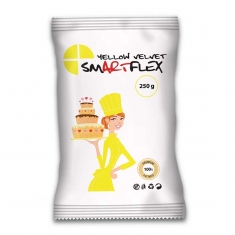 SmartFlex Yellow Velvet - Sugarpaste 250g - Vanilla Flavor