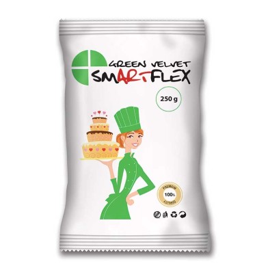 SmartFlex Green Velvet - Sugarpaste 250g - Vanilla Flavor