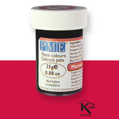 Χρώμα Πάστας της PME - Σκούρο Κόκκινο