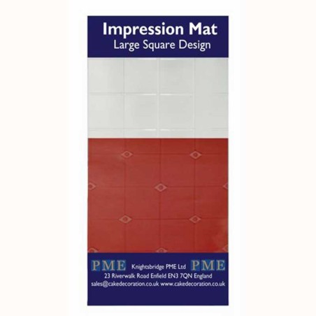 Large Square Design Impression Mat