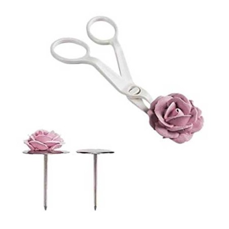 White Flower Lifter Scissors