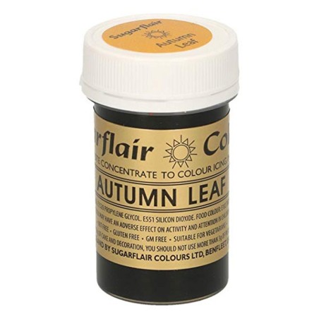 Autumn Leaf Sugarflair Spectral Concentrated Paste Colour 25g