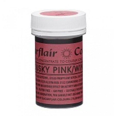Σκούρο Ροζ/ Κρασιού Συμπυκνωμένο Χρώμα πάστας για αποχρώσεις της SugarFlair 25γρ