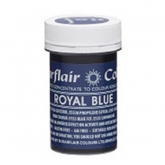 Βασιλικό Μπλε Συμπυκνωμένο Χρώμα πάστας για αποχρώσεις της SugarFlair 25γρ