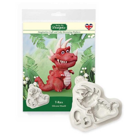 T-Rex Silicone Mould by Katy Sue