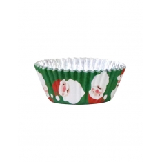 PME Christmas Santa Foil Cupcake Cases Pk/30