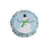 PME Christmas Snowman Foil Cupcake Cases Pk/30