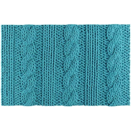 Ραβδωτή & Στριφτή Πλέξη - Καλούπι της Marvelous Molds - Rib & Cable Knit Simpress