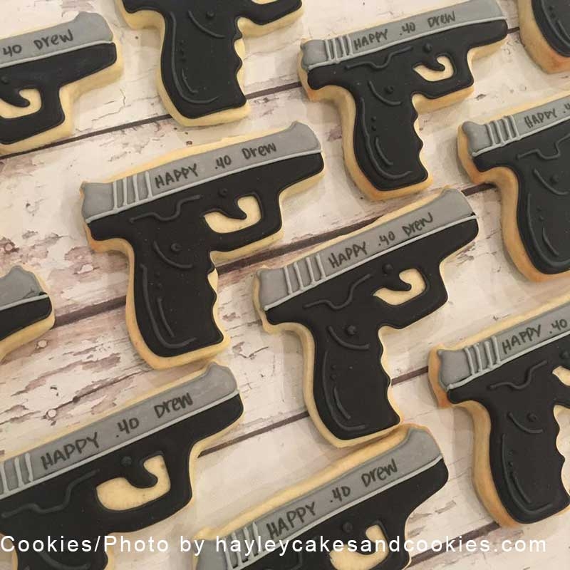 Hand Gun Cookie Cutter 4 in
