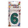 No.6 Colorful Fancy Birthday Candle