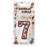 No.7 Colorful Baloon Birthday Candle