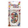 No.9 Colorful Baloon Birthday Candle (Box 12pcs)
