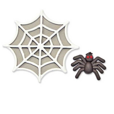 Σετ καλούπι 2 Αράχνες και Ιστοί  για Halloween της JEM Pop It