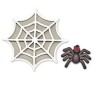 Σετ καλούπι 2 Αράχνες και Ιστοί  για Halloween της JEM Pop It