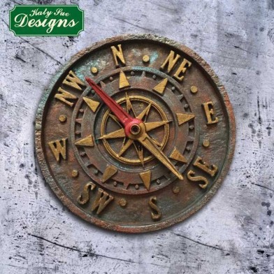 Antique Compass by Katy Sue