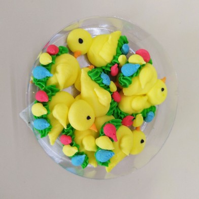 Easter Icing Decorations Yellow Chickies 8pcs