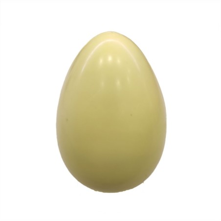 Κίτρινο Πασχ. Αυγό 300γρ. από Λευκή σοκολάτα Belcolade με Γεύση Λεμόνι