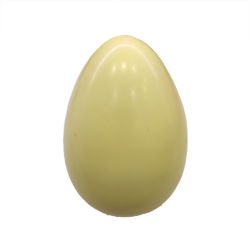 Yellow 300g Easter Egg made with Belcolade Chocolate with Lemon Aroma