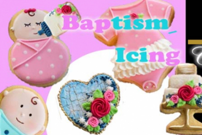 Νέο Σεμινάριο Διακόσμησης Μπισκότων με Γλάσο για Βαπτίσεις